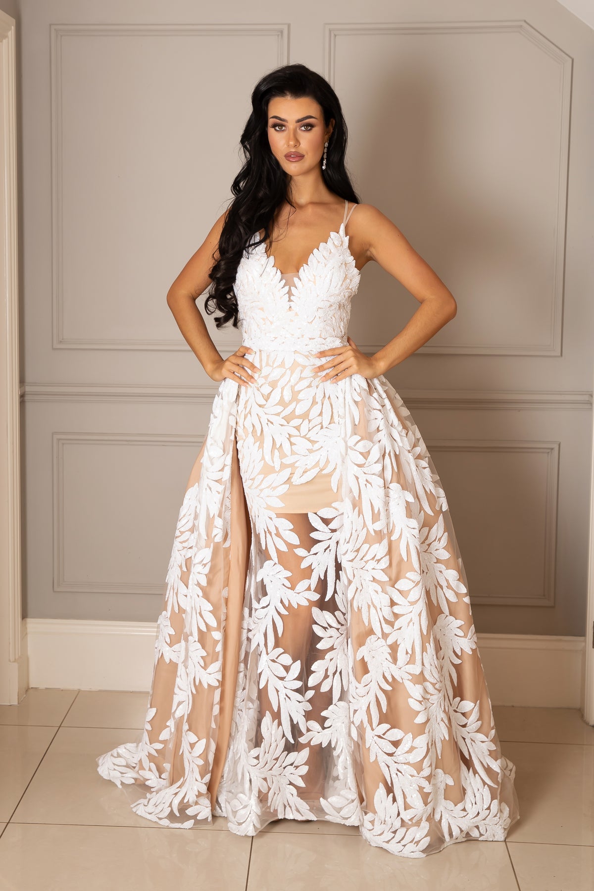 TNP228 - White/Nude
